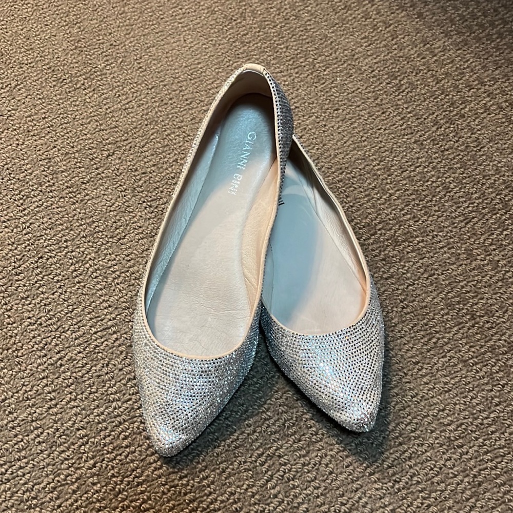 Gianni Bini Adaleigh Rhinestone Point-Toe Flats